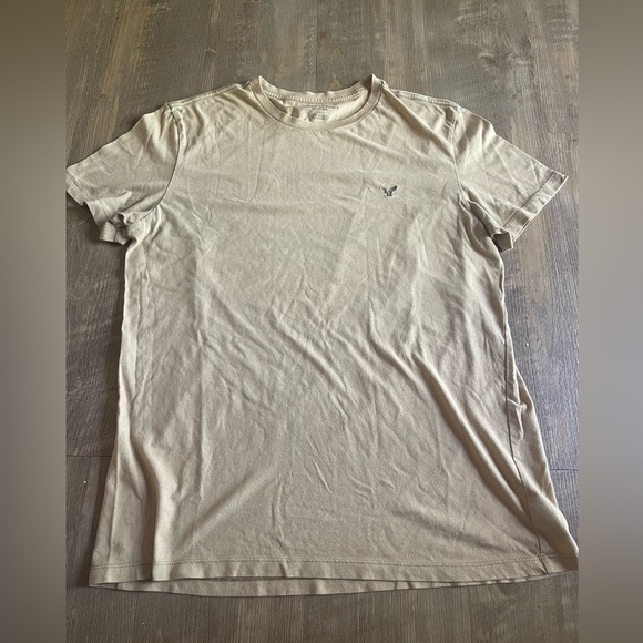 American eagle outfitters t shirt large tan beige - Picture 1 of 6